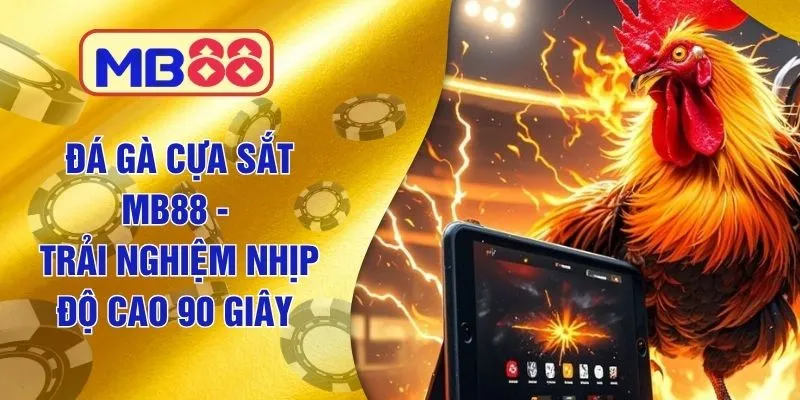 Đá Gà Cựa Sắt MB88 - Trải Nghiệm Nhịp Độ Cao 90 Giây
